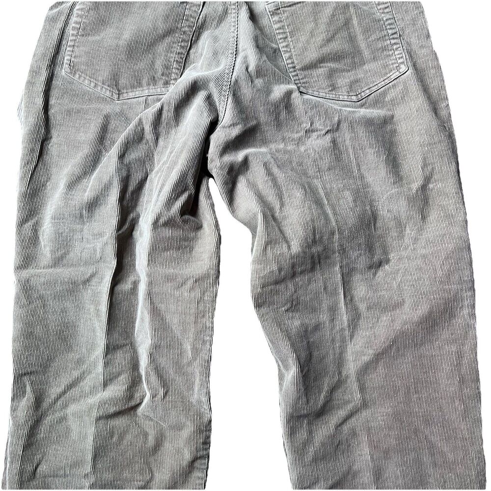 LL Bean Corduroy Pants Taupe Straight Leg Classic Women's 14 Petite - Picture 7 of 9